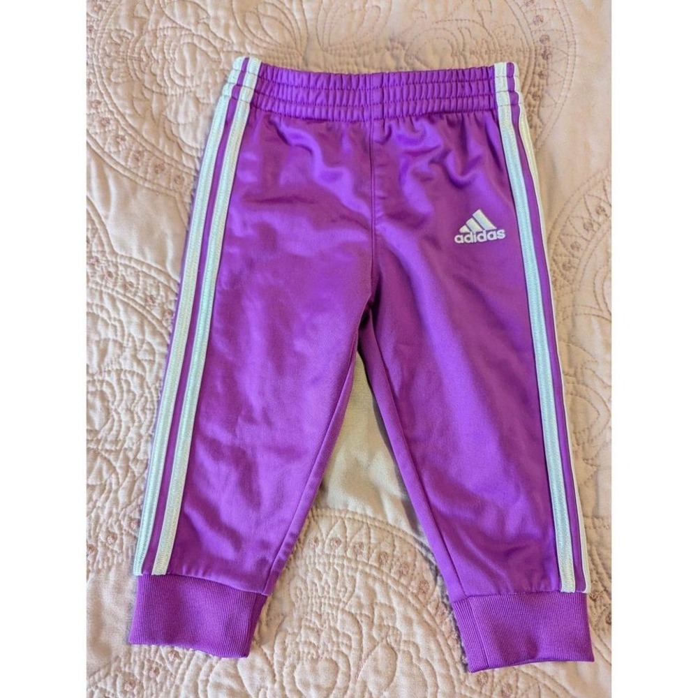 Adidas Purple Joggers‎ 9 Month
